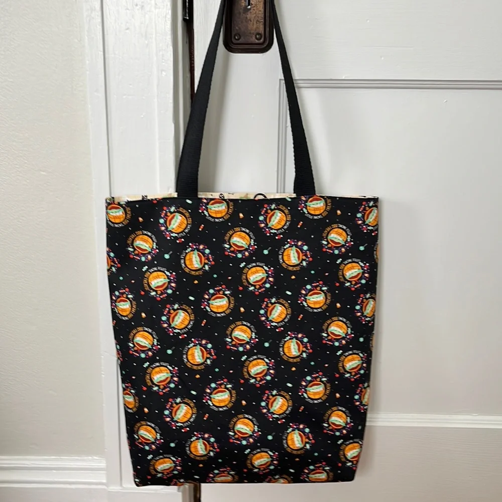 Mandalorian Halloween tote bag